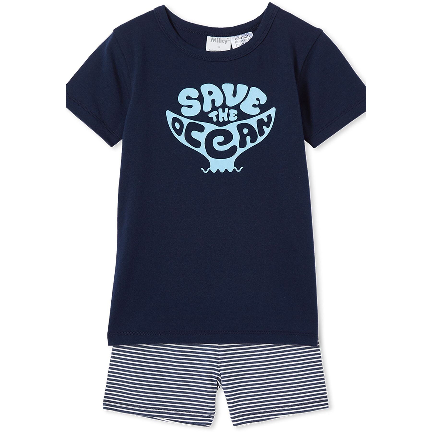 Milky Save The Ocean PJ'S CLOTHINGBOYBoys Sleepwear Kids Clothing