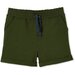 Milky Hunter Green Fleece Short