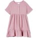 Milky Cotton Floral Dress - Dusty Pink
