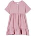 Milky Cotton Floral Dress - Dusty Pink