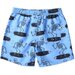 Minti Surfing Skeletons Boardies - Aqua