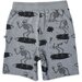 Minti Surfing Skeletons Short - Charcoal Marle