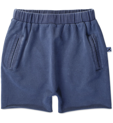 Minti Blasted Bronx Short - Bright Blue Wash