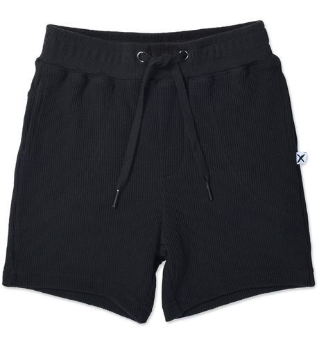 Minti Waffled Short - Black