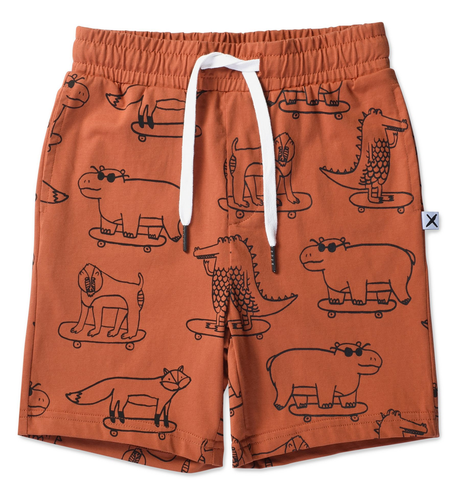 Minti Skate Gang Short - Rust