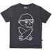 Minti Cross Bones Tee - Black Wash