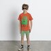 Minti Sporty Blob Tee - Orange Marle