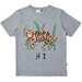 Minti Hi Bye Tiger Tee - Grey Motley