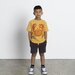 Minti Roller Crab Tee - Mustard Stripe