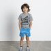 Minti Texta Shark Tee - Grey Motley