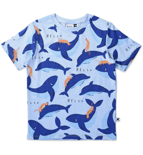 Minti Underwater Mates Tee - Blue Marle