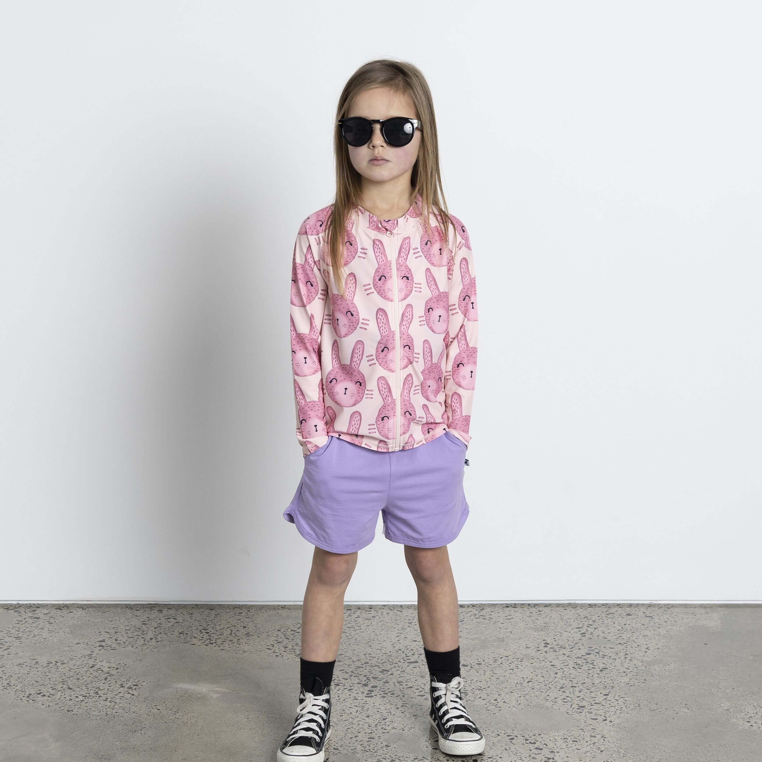 Minti Dash Bunny Rashie Set Ballet CLOTHINGGIRLGirls Swimwear Kids Clothing NZ Shop