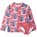 Minti Floating Koalas Rashie Set - Coral