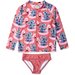 Minti Floating Koalas Rashie Set - Coral