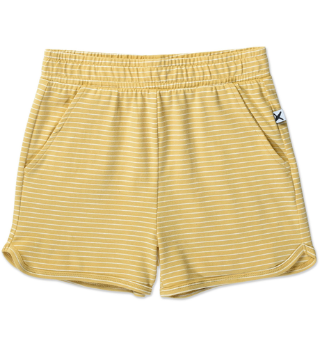 Minti Sport Short - Mustard Stripe