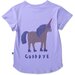 Minti Hello Goodbye Unicorn Tee - Purple