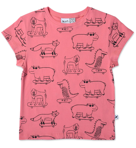 Minti Skate Gang Tee - Sorbet