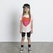 Minti Heart Love Tee - Pink Marle