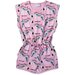 Minti Sporty Unicorn Playsuit - Fuchsia