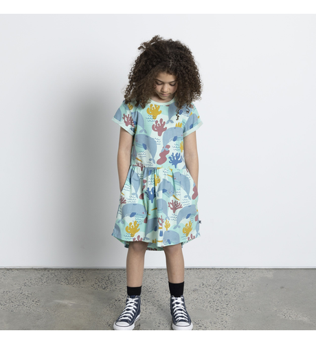 Minti Under The Sea Dress - Green Marle