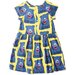 Minti Summer Bears Woven Dress - Yellow