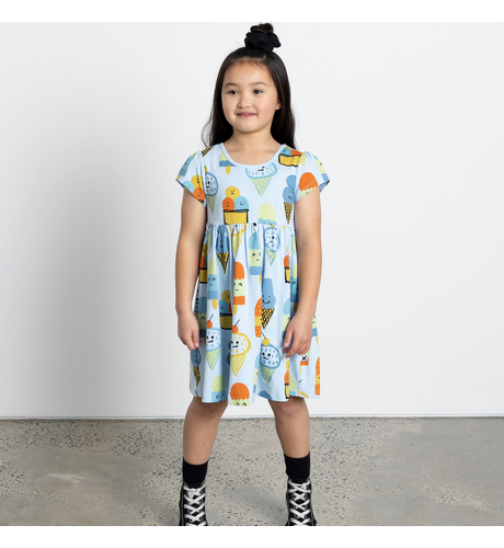 Minti Happy Snowcones Dress - Light Blue