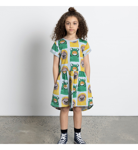 Minti Pets In Disguise Dress - Cornflower