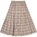 Rylee + Cru Joelle Skirt - Mocha Plaid