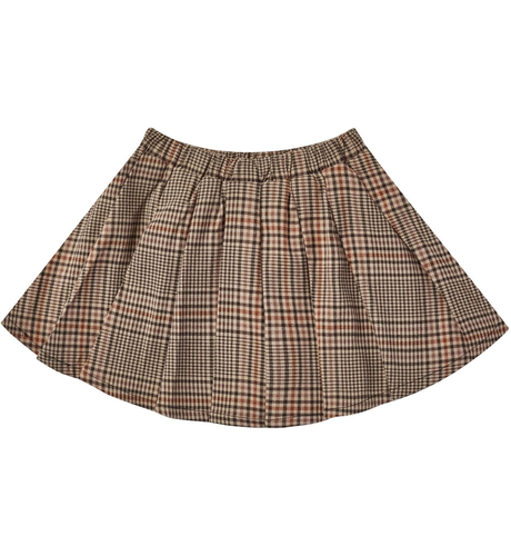 Rylee + Cru Pleated Mini Skirt - Rustic Plaid