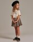 Rylee + Cru Pleated Mini Skirt - Rustic Plaid