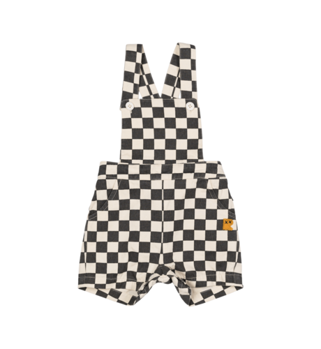 Rock Your Baby Charcoal Check Romper