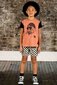 Rock Your Kid Charcoal Check Starter Shorts