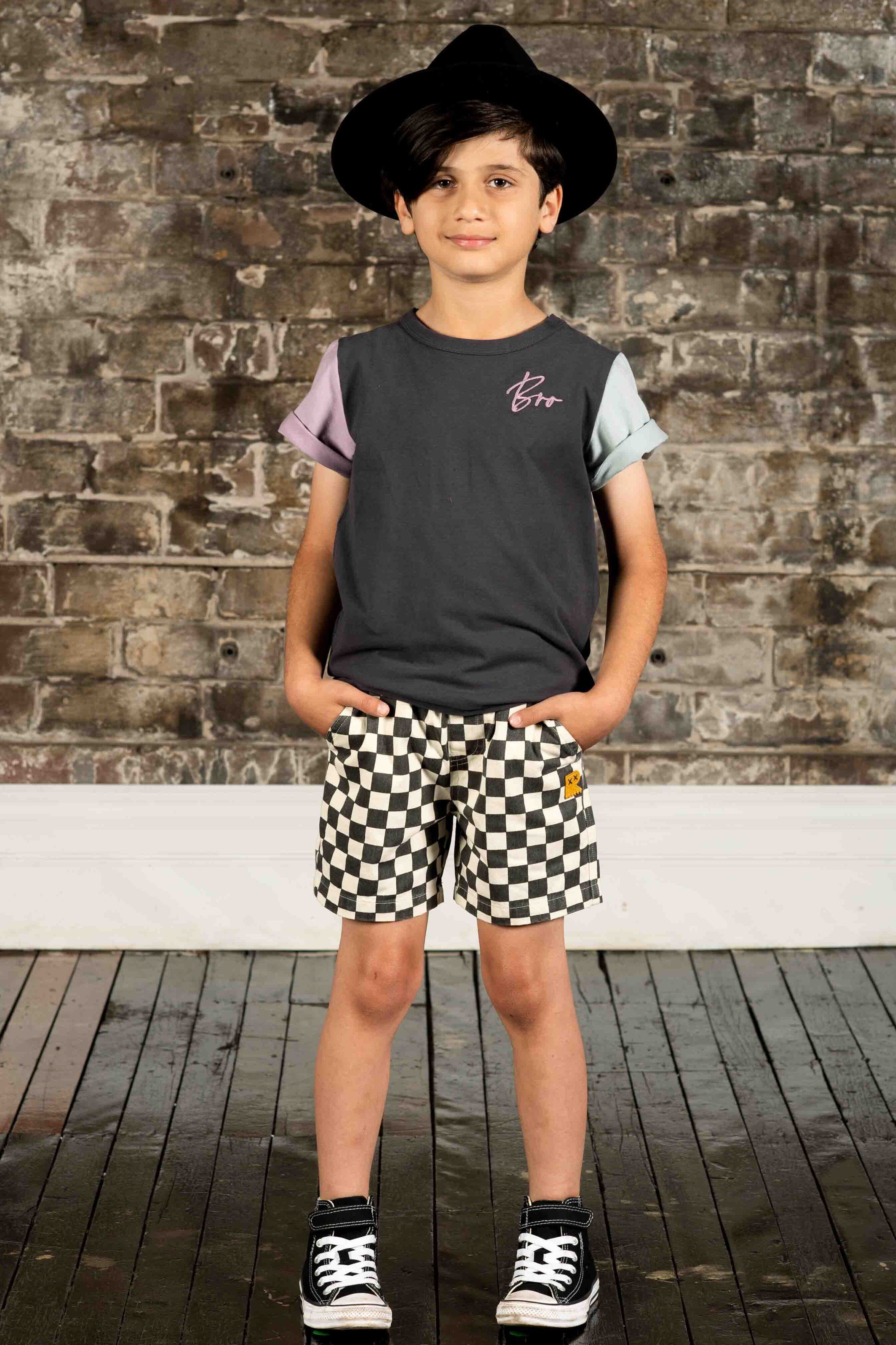 Rock Your Kid Bro Embroidery TShirt SALESale Girls ClothingS/S