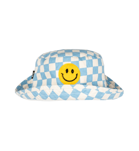 Rock Your Kid Blue Check Starter Bucket Hat