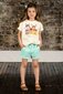 Rock Your Kid Mint Jogger Shorts