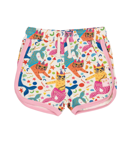 Rock Your Kid Purrmaids Jogger Shorts