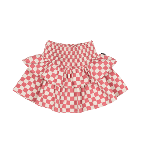 Rock Your Kid Pink Check Rara Skirt