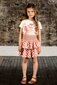 Rock Your Kid Pink Check Rara Skirt