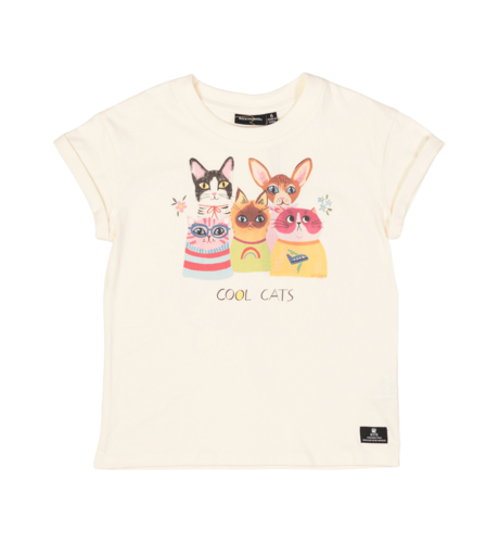 Rock Your Kid Cool Cats T-Shirt Boxy Fit
