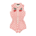 Rock Your Kid Pink Check Romper