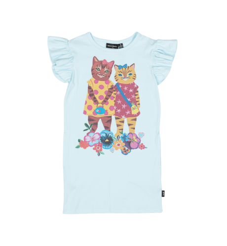 Rock Your Kid Puddy Cats T-Shirt Dress