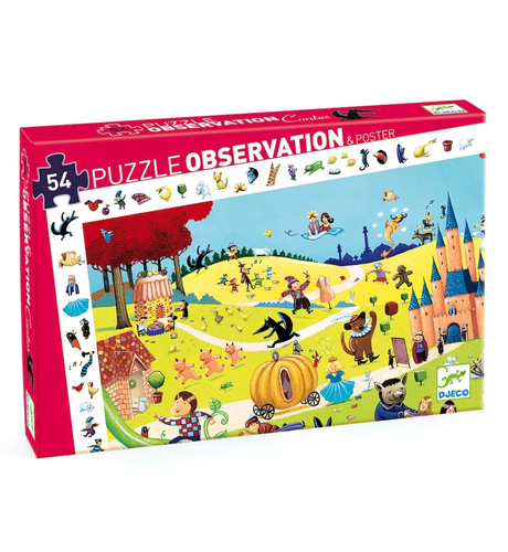 Djeco Tales Observation Puzzle - 54 Pc