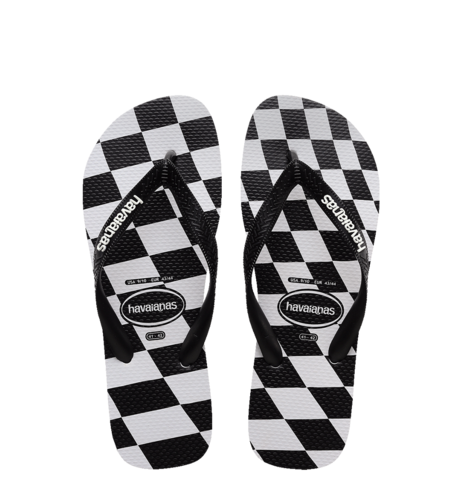 Havaianas Top Distorted Check - Black