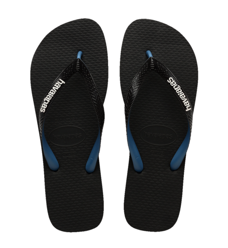 Havaianas Kids Logo Filete - Black/Blue