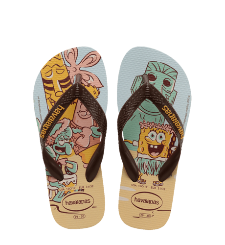 Havaianas Kids Top Spongebob - Golden