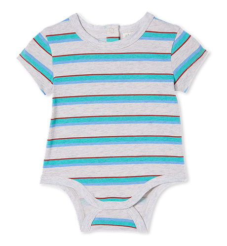 Milky Green Stripe Bubbysuit