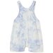 Milky Tie Dye Linen Baby Overall - Blue