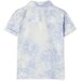 Milky Tie Dye Linen Shirt - Blue