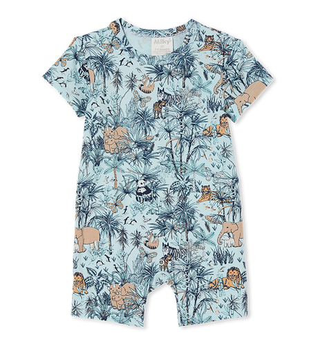 Milky Jungle Romper