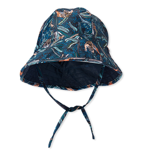 Milky Tiger Palm Swim Hat